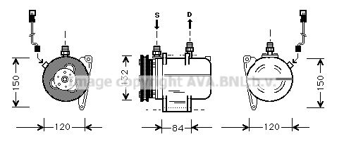 AVA QUALITY COOLING Kompressor,kliimaseade BWK045